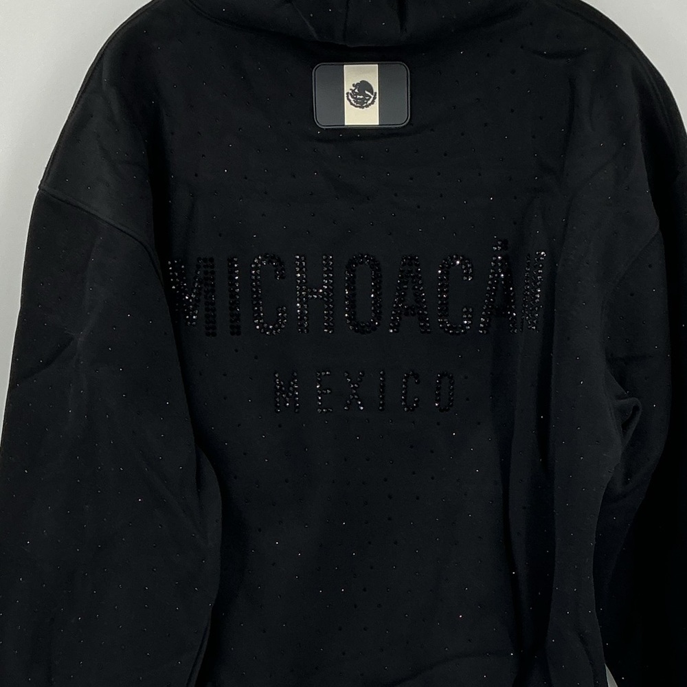 Alucin Rhinestone State Hoodie from Herencia Clothing medium - Picture 4 of 9